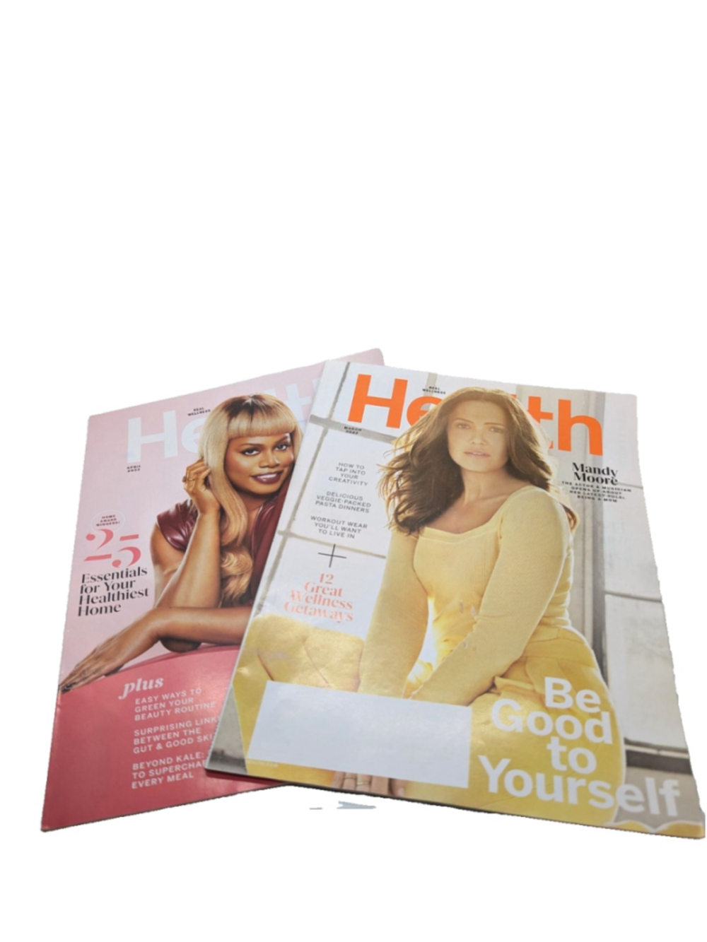 Health Magazine 2022- March Mandy Moore, April Laverne Cox